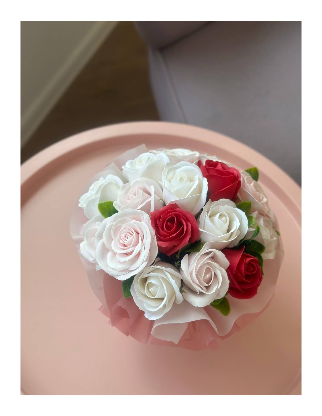 Bukiet z mydlanych róż – Klasyczna Romantyka