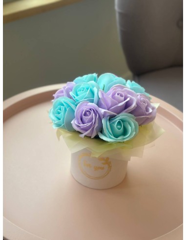 Bukiet z mydlanych kwiatów –...