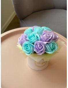 Bukiet z mydlanych kwiatów... 2