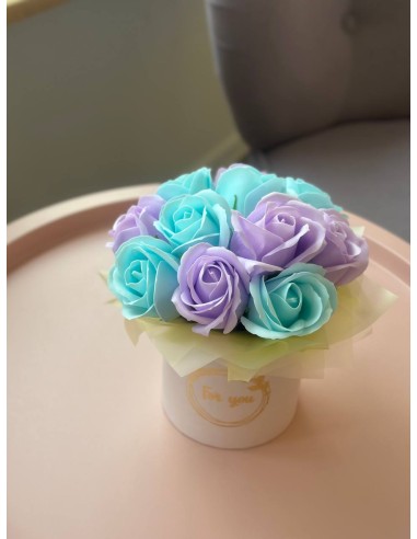 Bukiet z mydlanych kwiatów –...