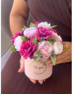 Bukiet z mydlanych kwiatów... 2