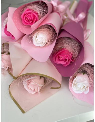 Róża mydlana – pojedyncza