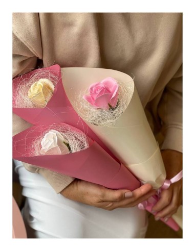 Róża mydlana – pojedyncza