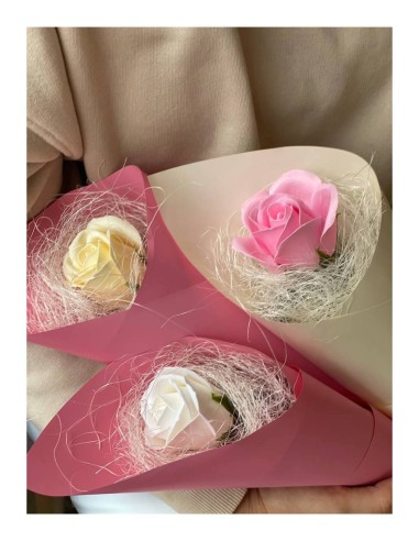 Róża mydlana – pojedyncza