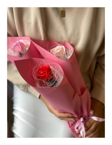 Róża mydlana – pojedyncza