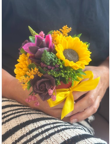 Jesienny Bukiet ze Słonecznikiem