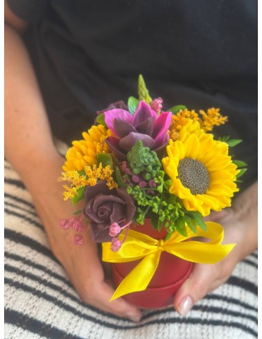 Jesienny Bukiet ze Słonecznikiem