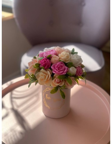 Mydlany Bukiet Róż – Podziękowanie...