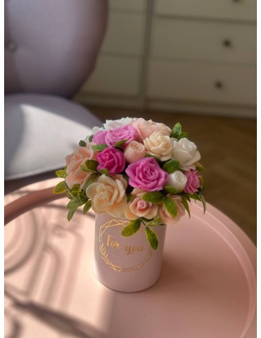 Mydlany Bukiet Róż – Podziękowanie...