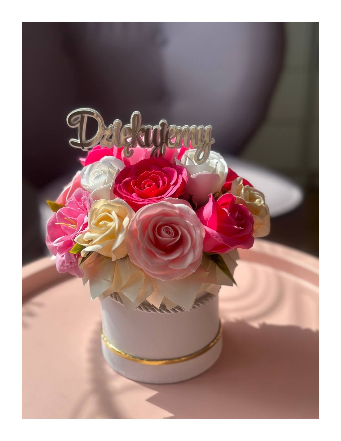 Mydlany Bukiet z Róż – Podziękowanie dla Nauczyciela