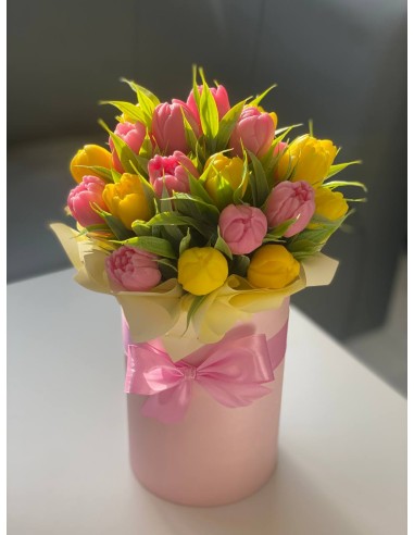 Mydlany Bukiet Tulipanów