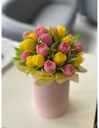 Mydlany Bukiet Tulipanów