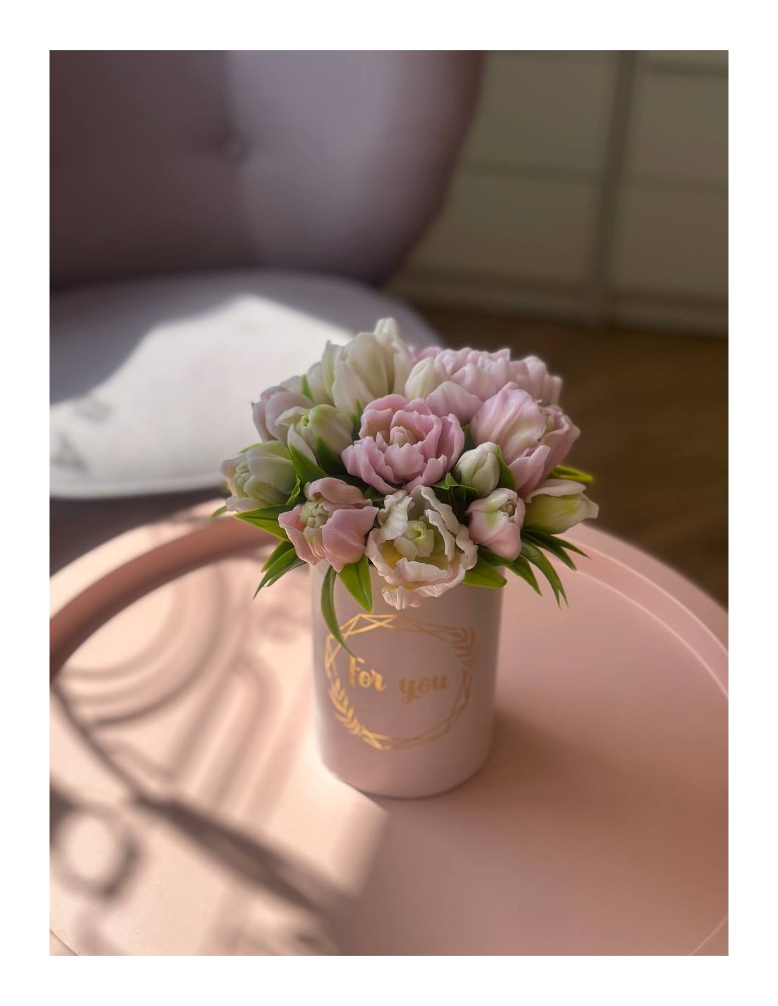 Pastelowa Delikatność – Mydlany Bukiet Tulipanów