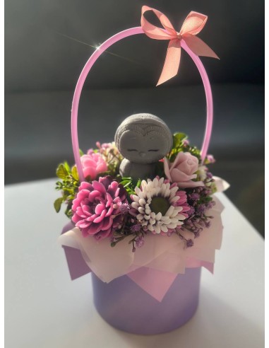 Kompozycja w koszyku z sówką