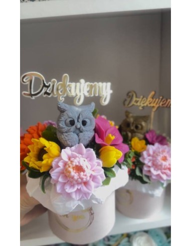 Mydlana Kompozycja – Bukiet z Sową