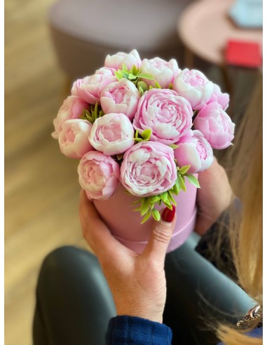 Bukiet z 17 mydlanych kwiatów...